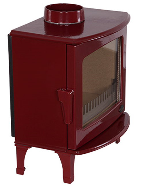 Carron ECO Stove 5kW SE - Rich Red Enamel